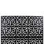 Écran d'intimité en métal H 76 po - noir. Idéal pour l'intimité intérieure et extérieure. Cloison autoportante pour terrasse et balcon. Rouille - acier. Jardin polyvalent. Installation facile: écran noir l 76 po.-124879610