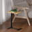 Sofa Armrest Tray Table, 360° Swivel TV Trays, Height Adjustable Side Table For Bed Or Chair With Phone And Tablet Slots