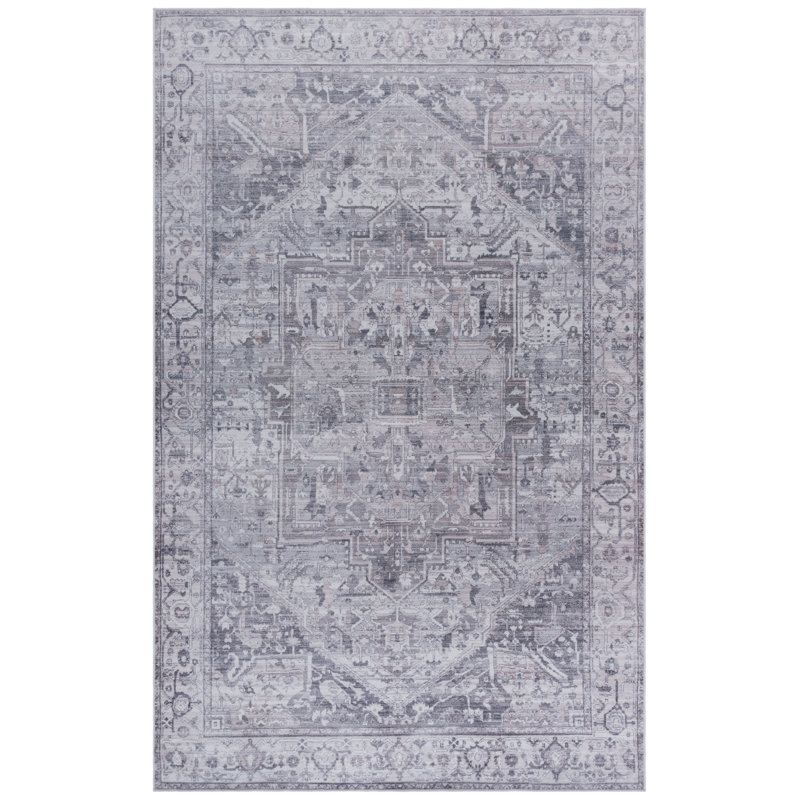 Tapis oriental lavable à la machine Tucson, Tapis de couloir 2 pi 6 po x 8 pi
