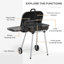 CobaltCascade 8421022 Charcoal Grill