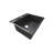 Sinber 25" x 22" Drop In Single Bowl Kitchen Sink with 18 Gauge 304 Stainless Steel Black Finish