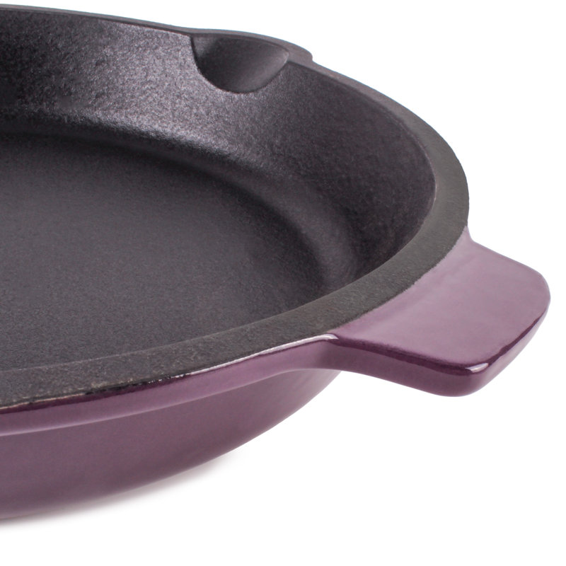 Batterie de cuisine en fonte émaillée 5 pièces Manitoba, Mauve