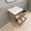 Meuble-lavabo flottant moderne simple Alcester Ivy Bronx-821752246