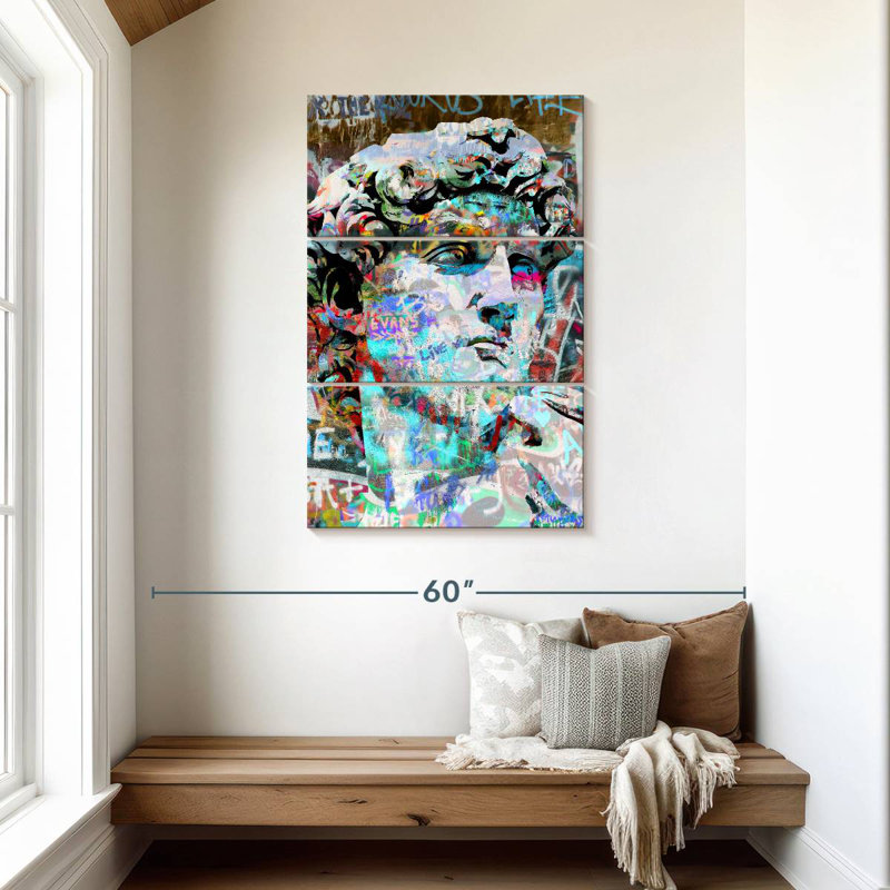 Leisha David Heavy Graffiti, 45" H x 28" W
