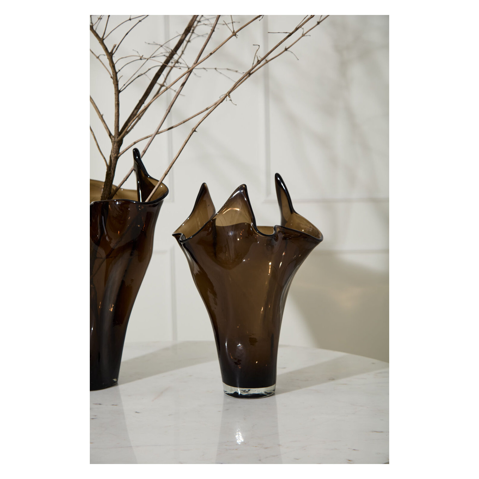 Peaked Glass Vase 12.5"x 18.5"