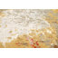 Tapis 100% oriental à teinture végétale ronde abstraite 8 x 8