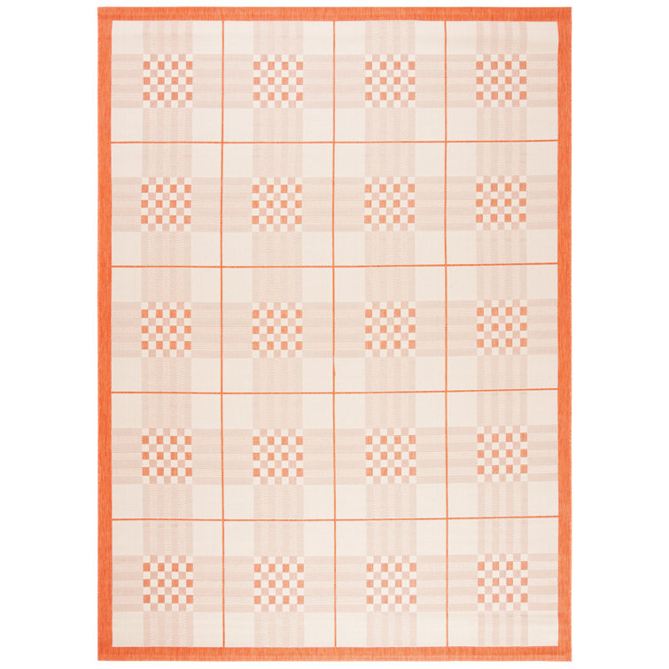Debriana Performance Plaid Indoor/Outdoor Area Rug