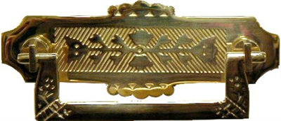 (5 Pack) 3 inch Eastlake Victorian Style Pull Cast Brass