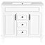 Meuble-lavabo moderne 36 po avec 2 tiroirs et portes à fermeture douce-129907895