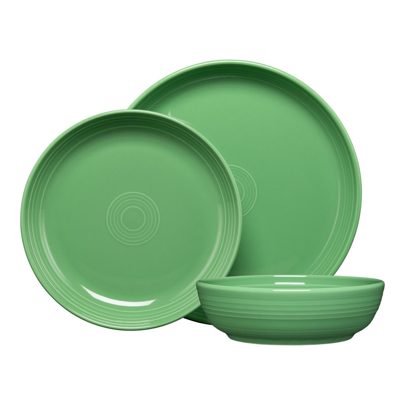 Fiesta Coupe Bowl 3-Piece Place Setting, Meadow