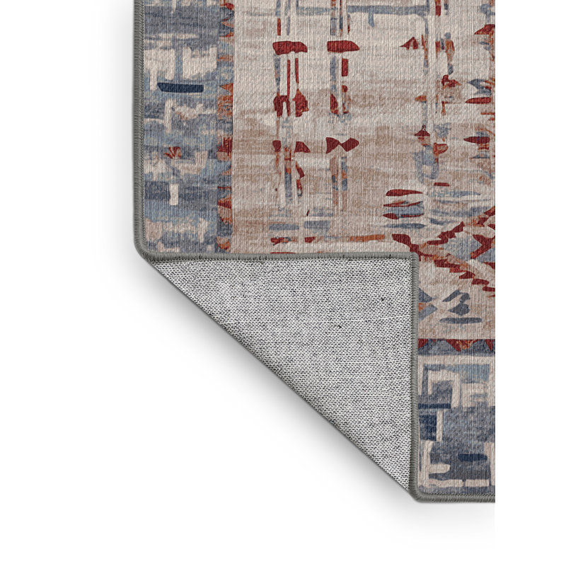 Tapis gris lavable à la machine, Tapis de couloir 2 pi x 5 pi