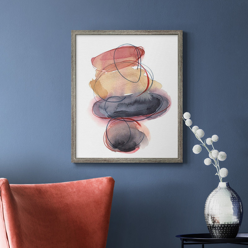 Balancing Act I Premium Framed Canvas - Ready to Hang, Distressed Silver, 24" H x 20" W