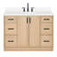 Meuble-lavabo simple 49 po avec comptoir en quartz pur ARIEL Kellie-99405031