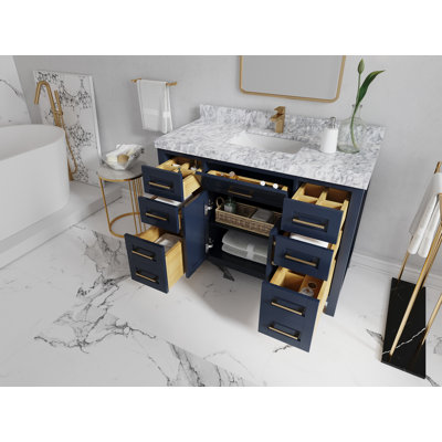 48'' Single Bathroom Vanity with Quartz Top