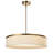 Dimmable LED Linen Fabric Drum Chandelier with Acrylic Diffuser-1150619908-1150619914