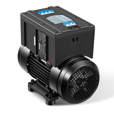 Convertisseur rotatif monophasé à triphasé, convertisseur de phase rotatif d'entrée / sortie 5HP 14A 208-240V - extensible à une puissance plus élevée pour les équipements lourds