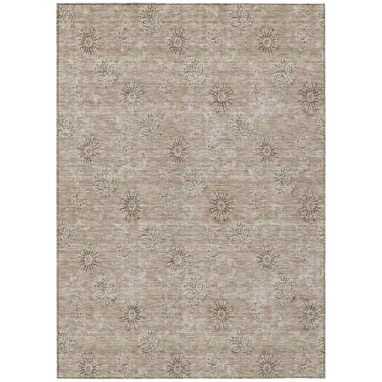 Leis Floral Indoor Rug