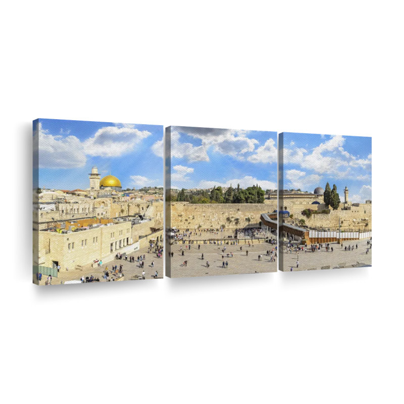 Reproduction d'art sur toile panoramique, H 12 po x l 26 po x P 1 po