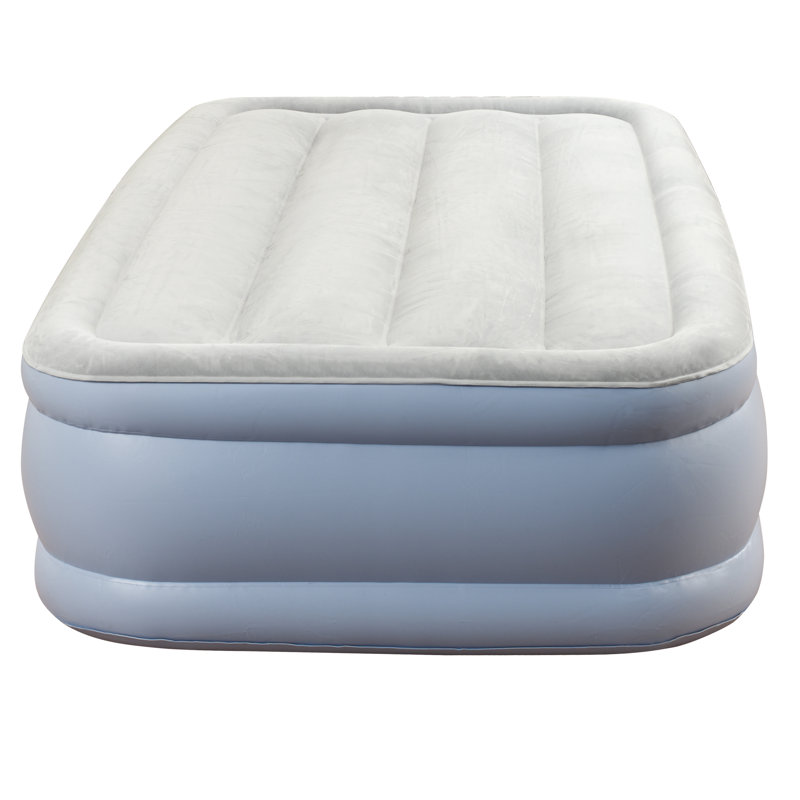 Beautyrest HiLoft Raised Inflatable Air Mattress, Portable Pump, Puncture Resistant Vinyl, Guest Bed, Twin