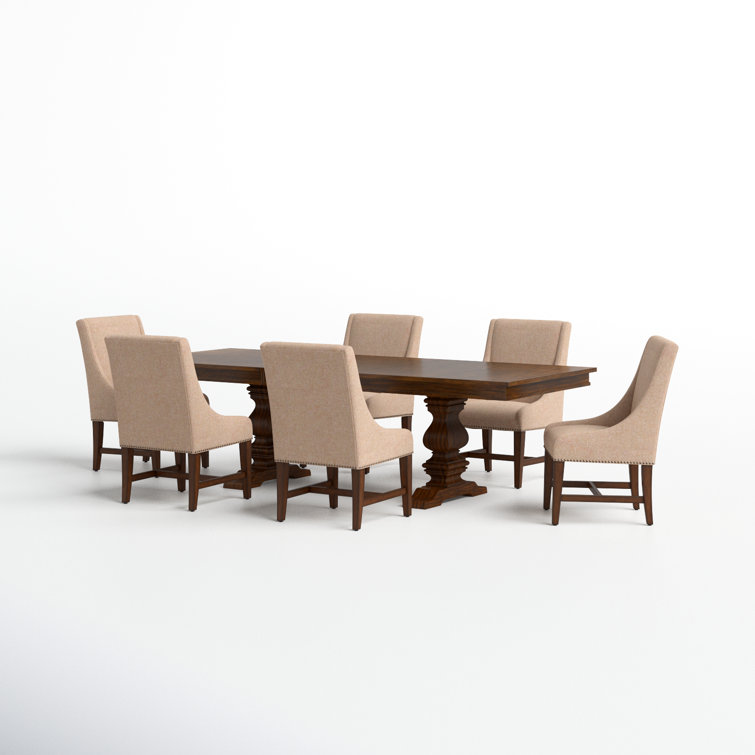 Carine - Person Extendable Double Pedestal Dining Set