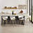Binni 26.97" Boucle Upholstered Counter Bar Stool With Solid Wood Frame (Set of 4)-116571848