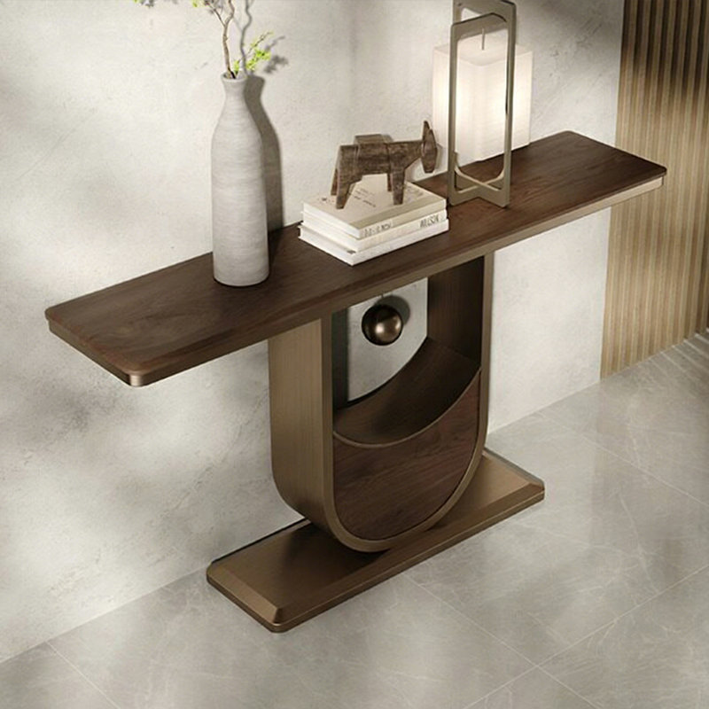 Console moderne moderne de luxe simple, H 33,5 po x l 59 po x P 13,8 po