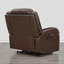 Fauteuil inclinable électrique Zachery en cuir véritable avec port USB-252980481