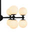 Lustre en nickel brossé 12 lumières Nonah-575379842