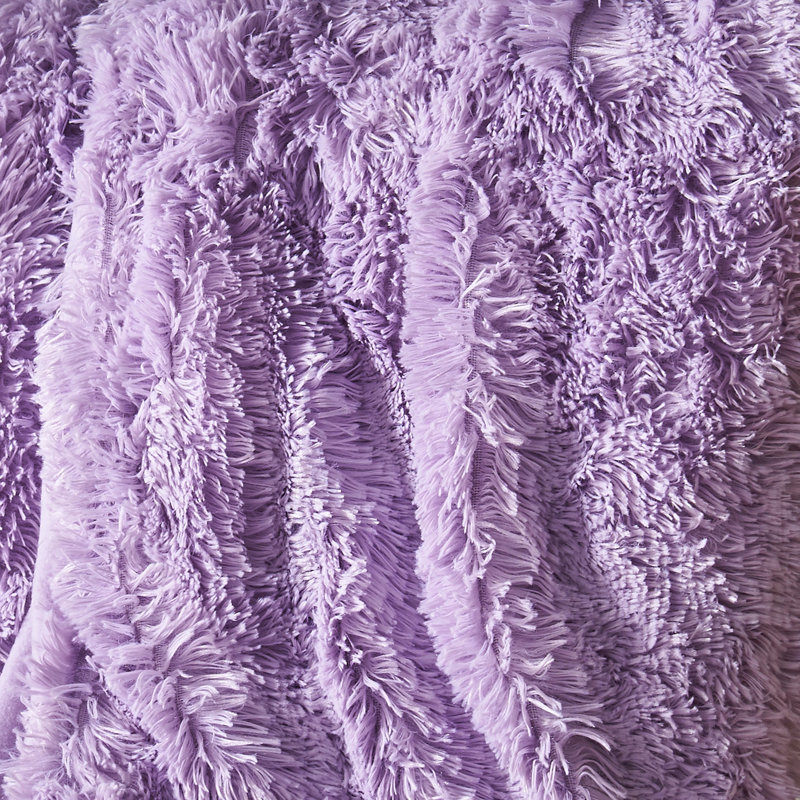 Cuddly Faux Fur 150x200cm Throw, Heather
