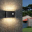 Bodmar Black 17.5cm H Integrated LED Outdoor Flush Mount