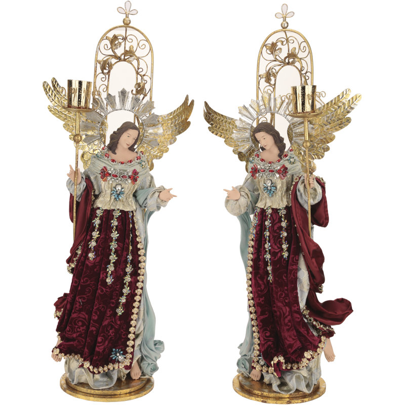 Grand Angel With Creche