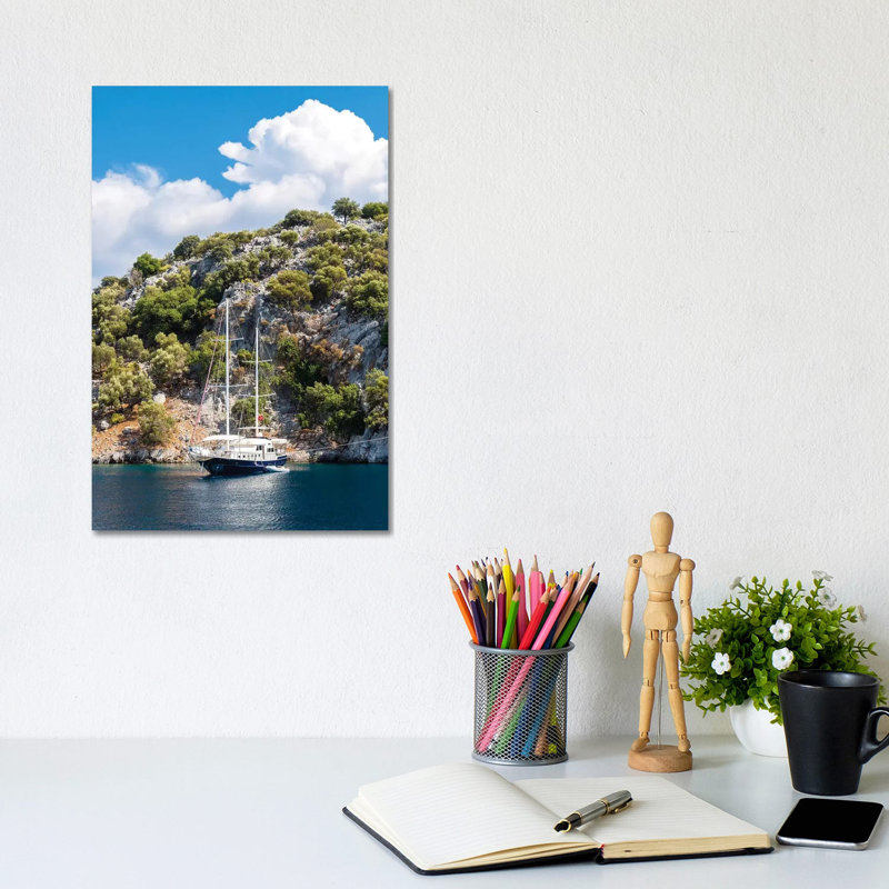 Yachting 1 Piece Wrapped Canvas Wall Art, 20.32 cm H x 30.48 cm W