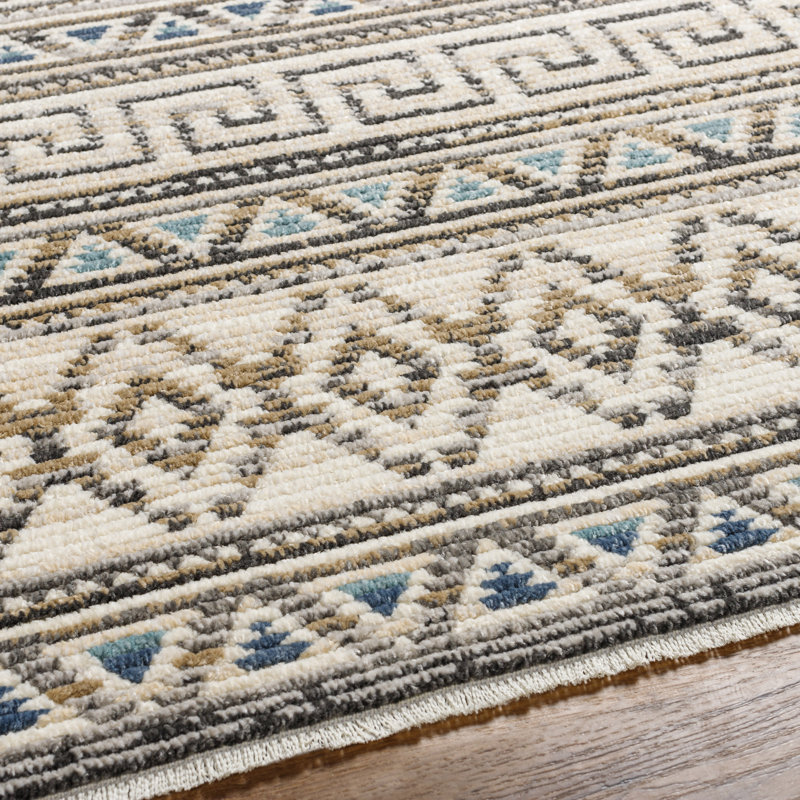 Angelamarie Geometric Indoor Rug, Runner 2'7" x 7'7"