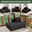 Canapé modulaire sans cadre 90 po Cloud-1960235809