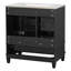 Meuble-lavabo simple, meuble-lavabo de 30 po avec lavabo en céramique, meuble-lavabo autoportant à 3 tiroirs et armoire-361533257