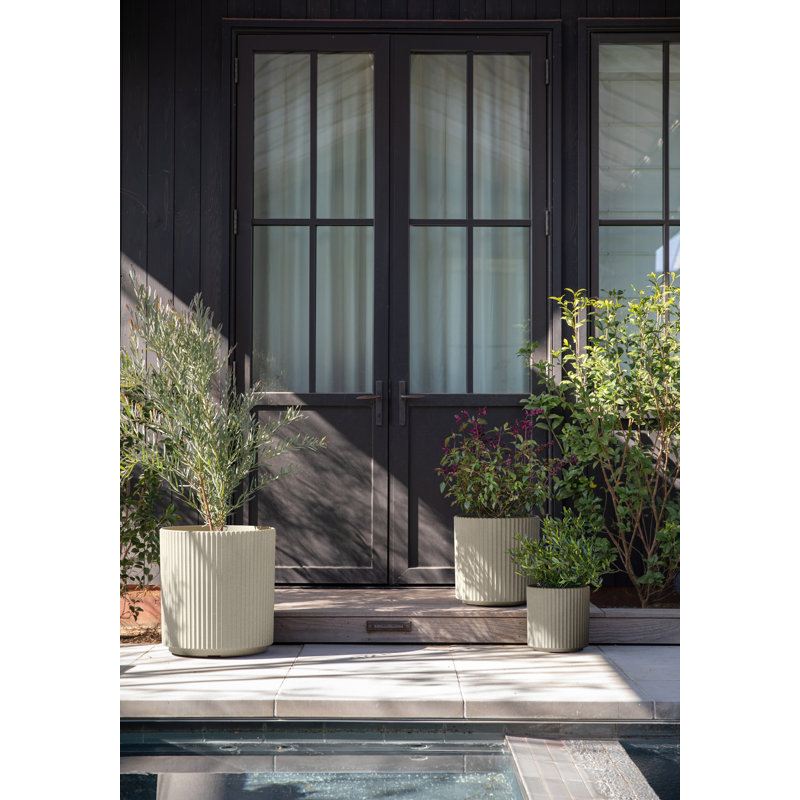 Demi Series Round Planter Set of 3, Sand