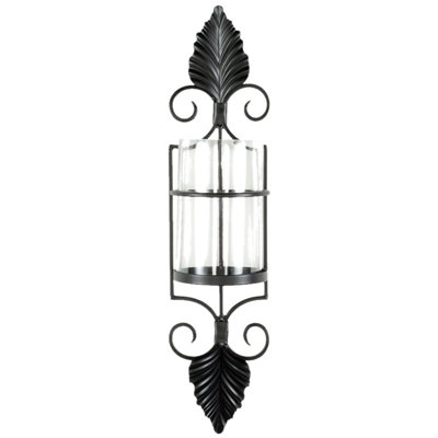 Applique murale colonne de fer wought