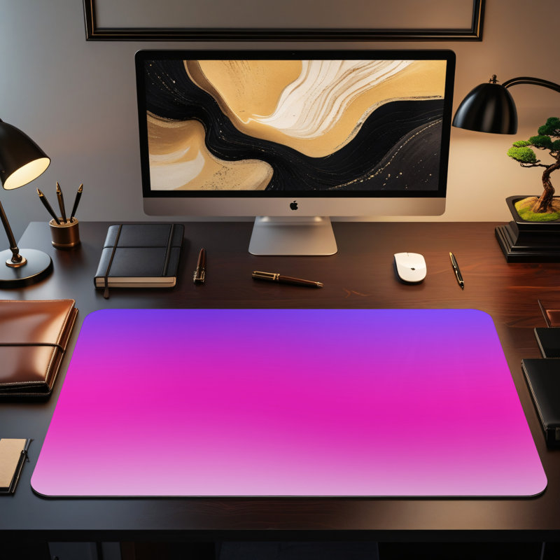 Polyester Desk Pad, 14.4x12.1