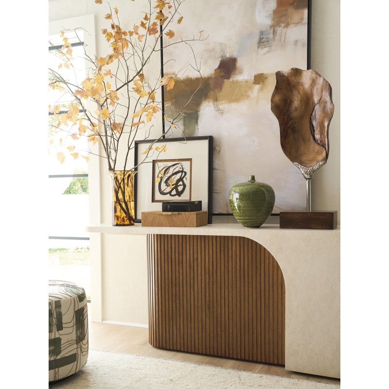 La Costa 71'' Marble Top Console Table