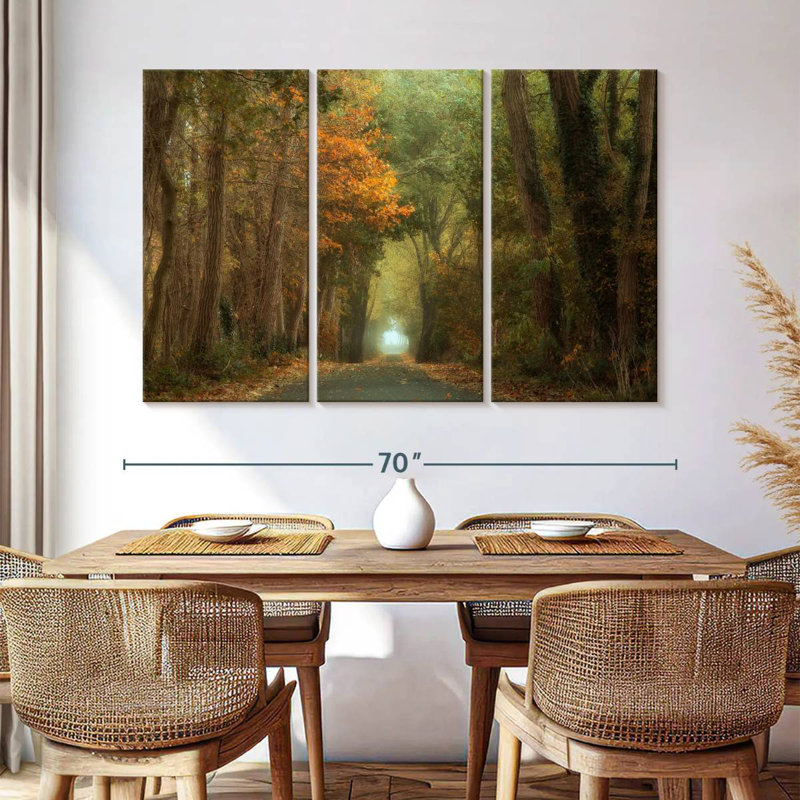 Mehar Picturesque Country Road, 42" H x 65" W