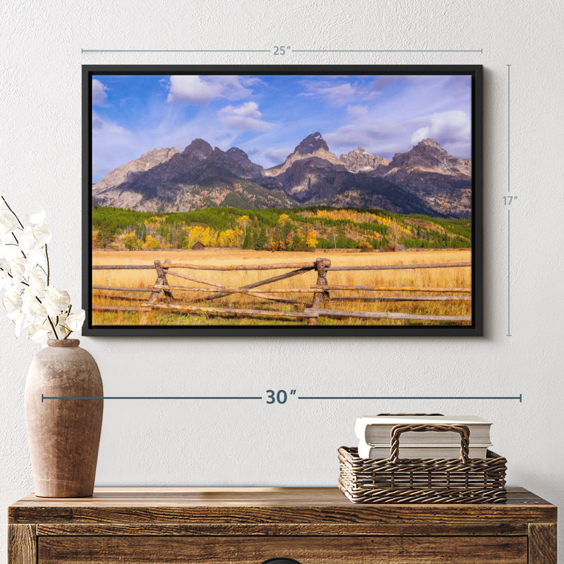 Impression sur toile Grand Teton, H 17 po x l 25 po