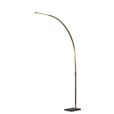 Lampe sur pied arquée à DEL 91 po Esmerelda