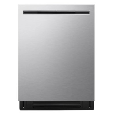 Lg Front Control Smart Dishwasher With Quadwash In Print Proof Stainless Steel