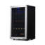 Newair Freestanding 33 Bottle Compressor Wine Fridge in Stainless Steel, Adjustable Racks
