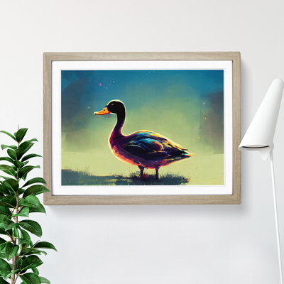 Futuristic Duck - Single Picture Frame Print