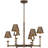 Aadyanth 6 - Light Dimmable Classic / Traditional Chandelier
