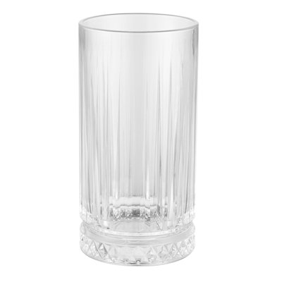 Verre à vin 15 oz, 12 verres coupés - sans plomb, base lestée, verres en verre transparent, lavable au lave-vaisselle, pour l'eau, les boissons gazeuses, la limonade et le jus Elysia