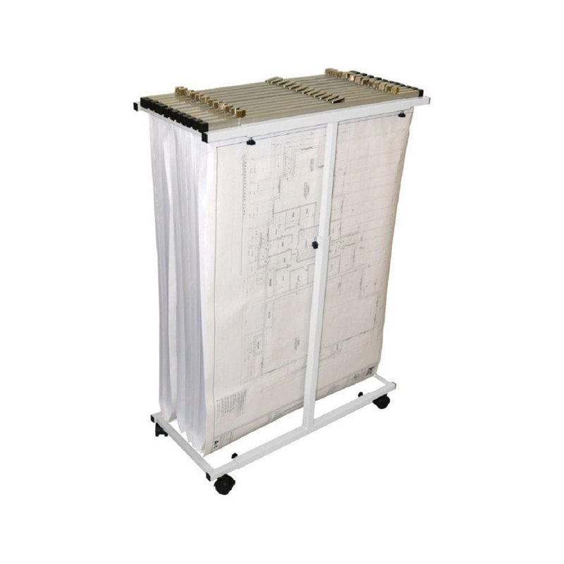 Classeur vertical vertical, Blanc
