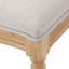 Chaise d'appoint rembourrée à dossier Roi Louis Jair-931525140
