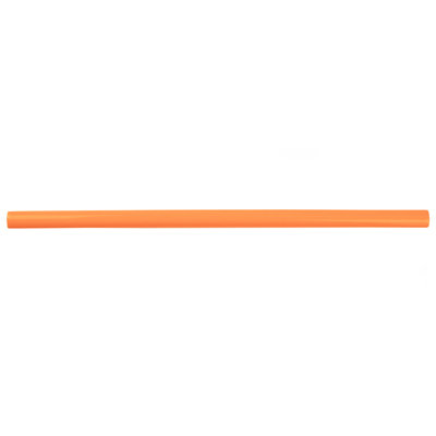Twist 1/2"x11-3/4" Glossy Ceramic Quarter Round Wall Tile Trim in Orange